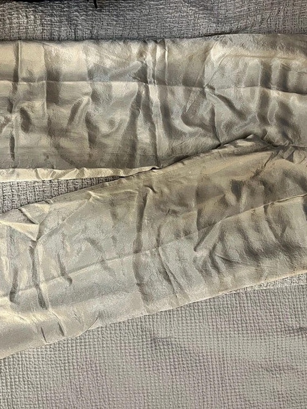 Anna October Satin Trousers in White Size 6NWT
